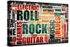 Rock And Roll-kentoh-Stretched Canvas