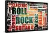 Rock And Roll-kentoh-Framed Stretched Canvas