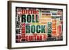 Rock And Roll-kentoh-Framed Art Print