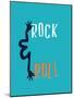 Rock And Roll-null-Mounted Poster