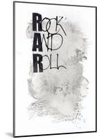 Rock and Roll-Design Fabrikken-Mounted Art Print