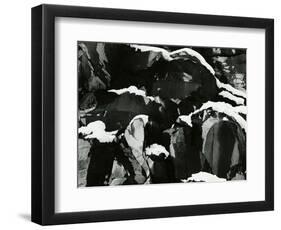 Rock and Snow, Oregon, 1968-Brett Weston-Framed Photographic Print