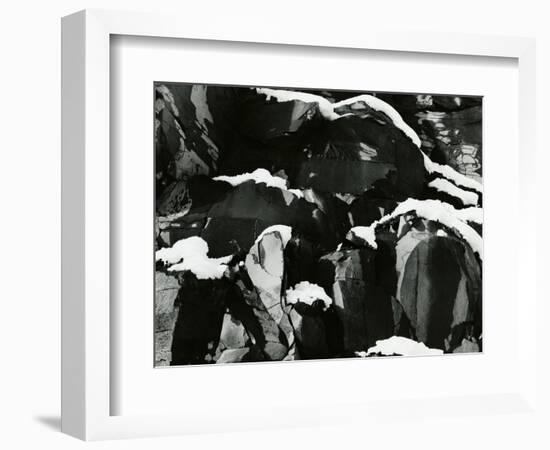 Rock and Snow, Oregon, 1968-Brett Weston-Framed Photographic Print