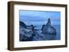 Rock and Spindle at Dusk on the Fife Coast Near St. Andrews-Mark-Framed Photographic Print