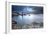 Rock and Spindle on the Fife Coast Near St. Andrews, Fife, Scotland, United Kingdom, Europe-Mark Sunderland-Framed Photographic Print