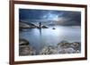 Rock and Spindle on the Fife Coast Near St. Andrews, Fife, Scotland, United Kingdom, Europe-Mark Sunderland-Framed Photographic Print