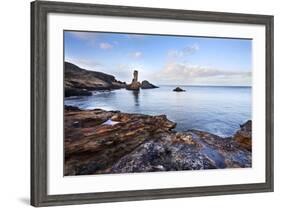 Rock and Spindle on the Fife Coast Near St, Andrews, Fife, Scotland, United Kingdom, Europe-Mark-Framed Photographic Print