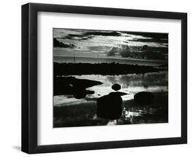 Rock and Water, Europe, 1968-Brett Weston-Framed Photographic Print