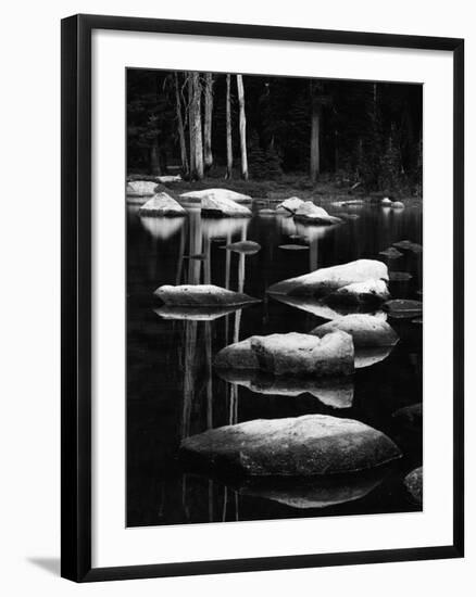 Rock and Water, High Sierra, 1972-Brett Weston-Framed Photographic Print