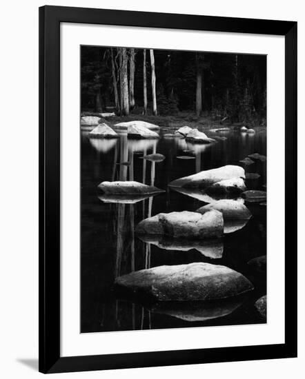 Rock and Water, High Sierra, 1972-Brett Weston-Framed Photographic Print