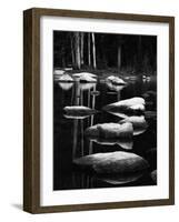 Rock and Water, High Sierra, 1972-Brett Weston-Framed Photographic Print