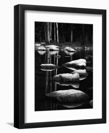 Rock and Water, High Sierra, 1972-Brett Weston-Framed Premium Photographic Print