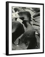 Rock and Water, Point Lobos, California, 1934-Brett Weston-Framed Photographic Print