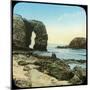 Rock Arch at Perran Beach, Cornwall, Late 19th or Early 20th Century-null-Mounted Giclee Print