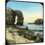 Rock Arch at Perran Beach, Cornwall, Late 19th or Early 20th Century-null-Mounted Giclee Print