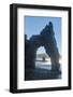 Rock arch, Cape giant, Sakhalin, Russia, Eurasia-Michael Runkel-Framed Photographic Print