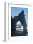 Rock arch, Cape giant, Sakhalin, Russia, Eurasia-Michael Runkel-Framed Photographic Print