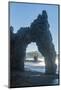 Rock arch, Cape giant, Sakhalin, Russia, Eurasia-Michael Runkel-Mounted Photographic Print