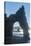 Rock arch, Cape giant, Sakhalin, Russia, Eurasia-Michael Runkel-Stretched Canvas