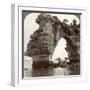 Rock Arch in Matsushima Bay, South-East Japan, 1904-Underwood & Underwood-Framed Photographic Print