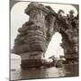 Rock Arch in Matsushima Bay, South-East Japan, 1904-Underwood & Underwood-Mounted Photographic Print