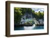 Rock Arch in the Rock Islands, Palau, Central Pacific, Pacific-Michael Runkel-Framed Photographic Print