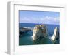 Rock Arches, Beirut, Lebanon, Mediterranean Sea, Middle East-Alison Wright-Framed Photographic Print