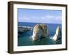 Rock Arches, Beirut, Lebanon, Mediterranean Sea, Middle East-Alison Wright-Framed Photographic Print