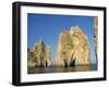 Rock Arches known as the Faraglioni Stacks Off the Coast of the Island of Capri, Campania, Italy-Ken Gillham-Framed Photographic Print