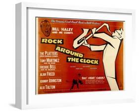 Rock Around the Clock, 1956-null-Framed Art Print