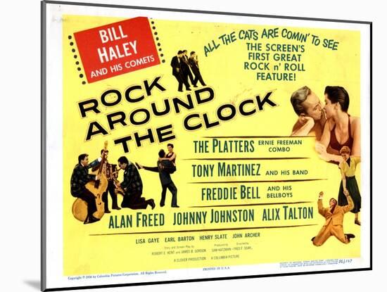 Rock around the Clock, 1956-null-Mounted Art Print