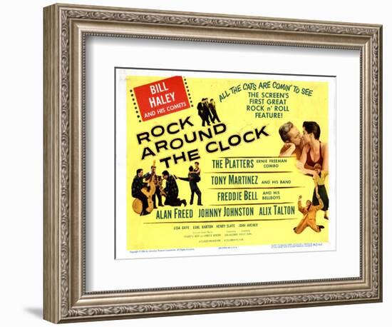 Rock around the Clock, 1956-null-Framed Art Print