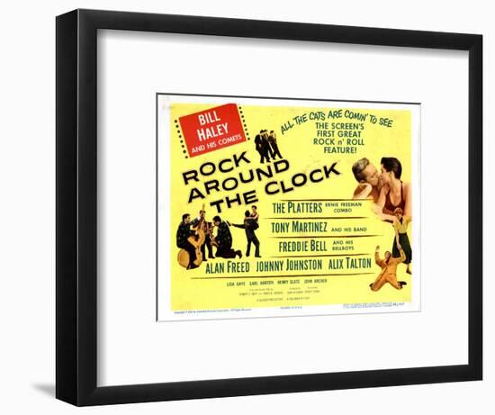 Rock around the Clock, 1956-null-Framed Art Print