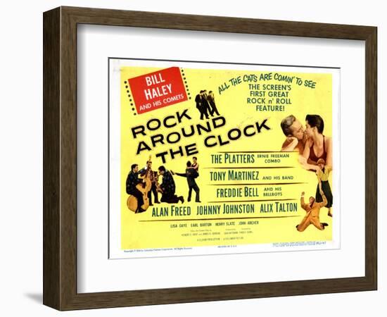 Rock around the Clock, 1956-null-Framed Art Print