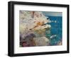 Rock at Jávea-Joaqu?n Sorolla y Bastida-Framed Premium Giclee Print