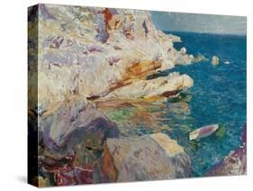 Rock at Jávea-Joaqu?n Sorolla y Bastida-Stretched Canvas