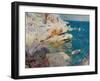 Rock at Jávea-Joaqu?n Sorolla y Bastida-Framed Premium Giclee Print