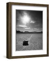 Rock at Racetrack Playa-Aaron Horowitz-Framed Photographic Print