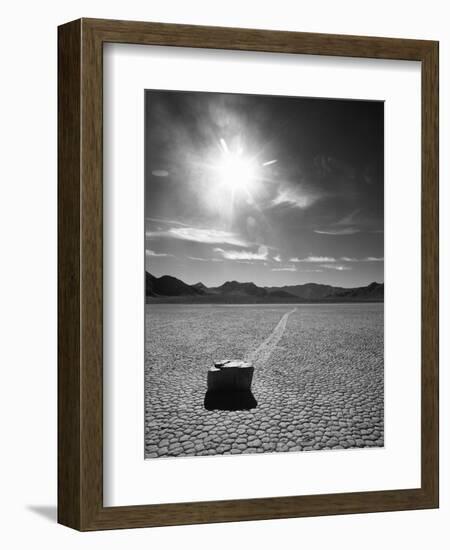 Rock at Racetrack Playa-Aaron Horowitz-Framed Photographic Print