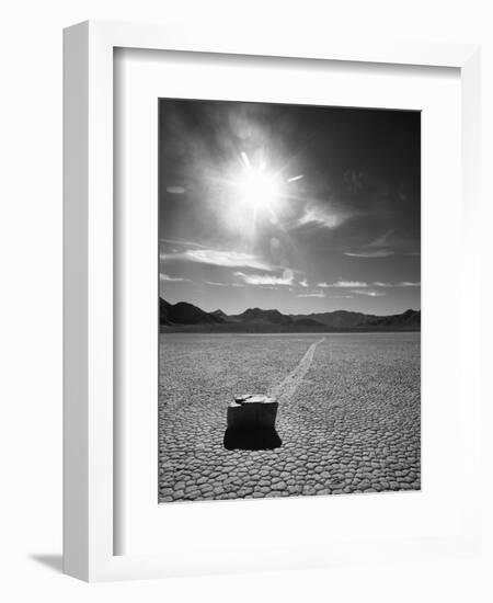 Rock at Racetrack Playa-Aaron Horowitz-Framed Photographic Print