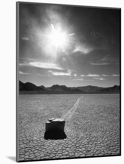 Rock at Racetrack Playa-Aaron Horowitz-Mounted Photographic Print