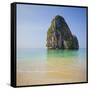 Rock at the Phra Nang Beach, Ao Nang, Krabi, Thailand-Rainer Mirau-Framed Stretched Canvas