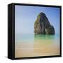 Rock at the Phra Nang Beach, Ao Nang, Krabi, Thailand-Rainer Mirau-Framed Stretched Canvas