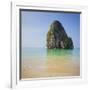 Rock at the Phra Nang Beach, Ao Nang, Krabi, Thailand-Rainer Mirau-Framed Photographic Print