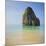 Rock at the Phra Nang Beach, Ao Nang, Krabi, Thailand-Rainer Mirau-Mounted Photographic Print