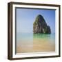 Rock at the Phra Nang Beach, Ao Nang, Krabi, Thailand-Rainer Mirau-Framed Photographic Print