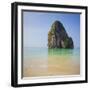 Rock at the Phra Nang Beach, Ao Nang, Krabi, Thailand-Rainer Mirau-Framed Photographic Print