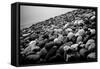 Rock Beach in Lima Peru-null-Framed Stretched Canvas