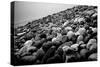 Rock Beach in Lima Peru-null-Stretched Canvas