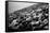 Rock Beach in Lima Peru-null-Framed Stretched Canvas